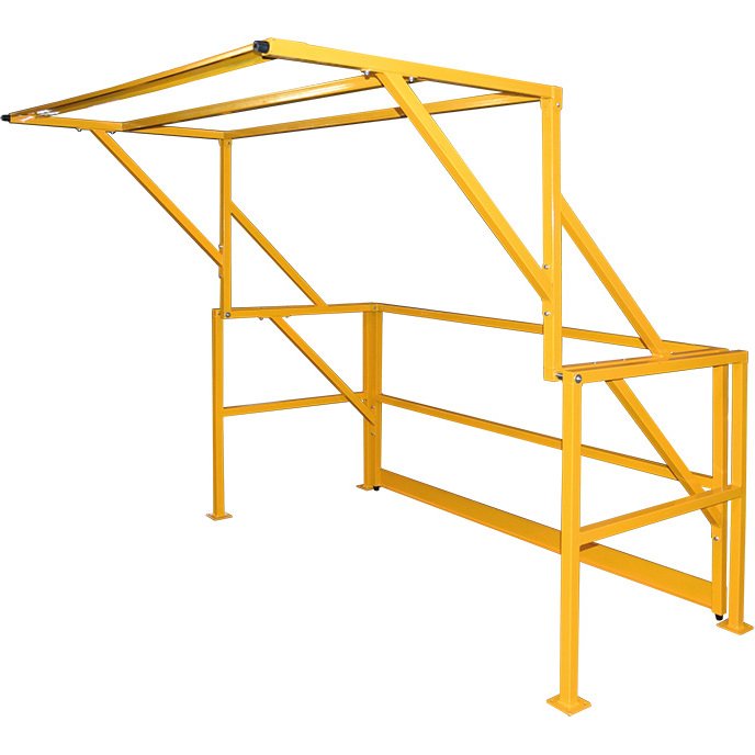 Barrière écluse basculante