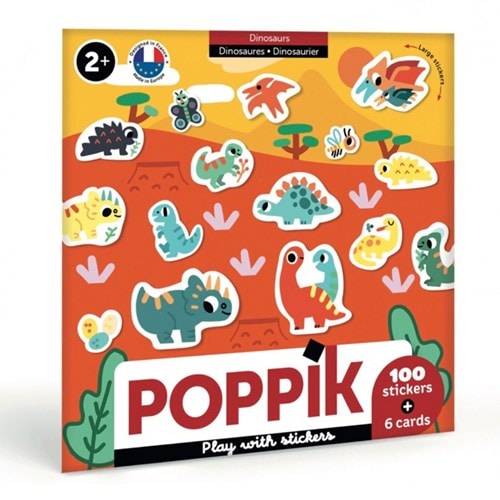 Cartes et stickers dinosaures