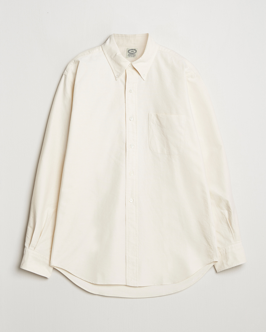 Kamakura Shirts Vintage Ivy Oxford Button Down Shirt Beige