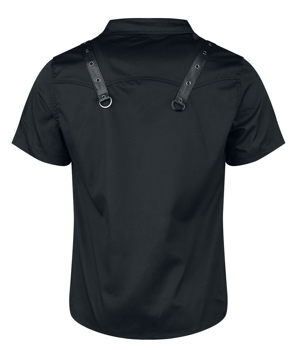Black Shirt | Banned Chemise manches courtes