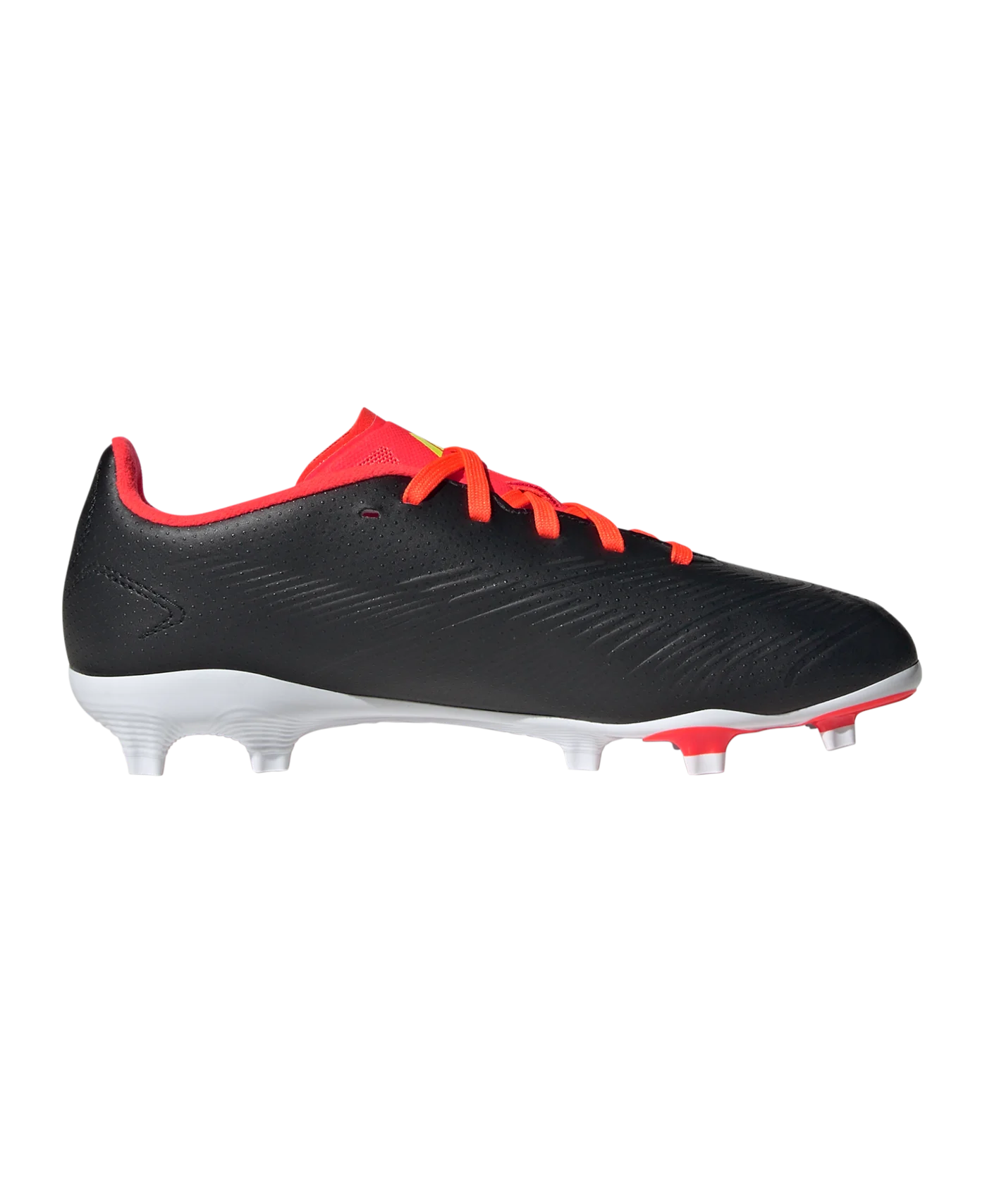 adidas Predator League FG Solar Energy Kids Schwarz Weiss Rot
