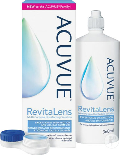 Acuvue RevitaLens Solution Désinfectante Pour Lentilles De Contact En Silicone Hydrogel 360ml