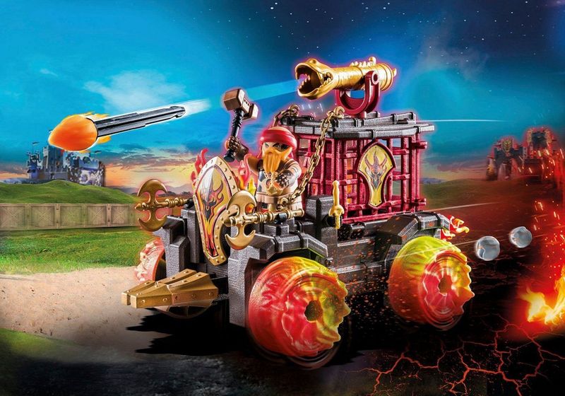 Playmobil - Ridder Speelset - 46-Delige Set - Inclusief Brandwagen - Diverse Wapens