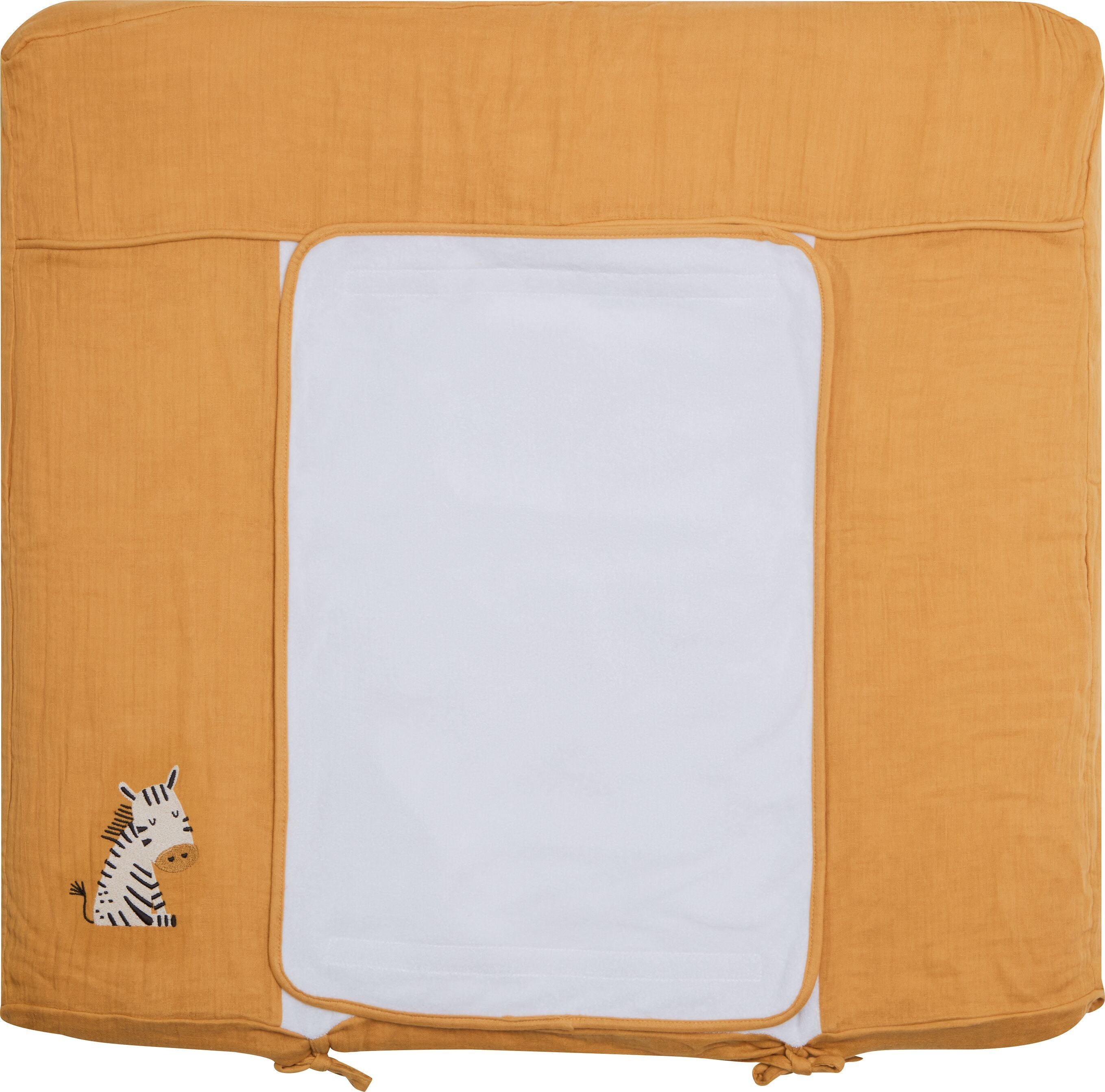 LEYA Baby Wickelmattenbezug 70x75cm - Gelb / B: 75.0 cm x T: 70.0 cm x H: 8.0 cm