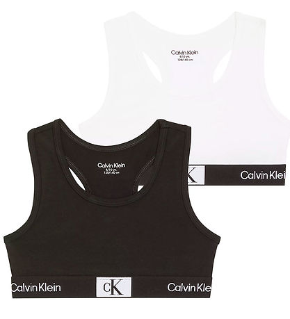 Calvin Klein Toppe - 2-pak - Hvid/Sort