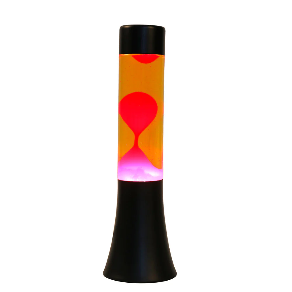 I-Total  Lavalampe, gul/rød - H30 cm