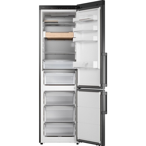 Réfrigérateur congélateur en bas Asko RFC526RNBB1 Inox Noir