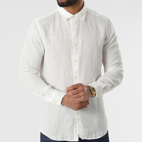 Chemise A Manches Longues 7631 Blanc