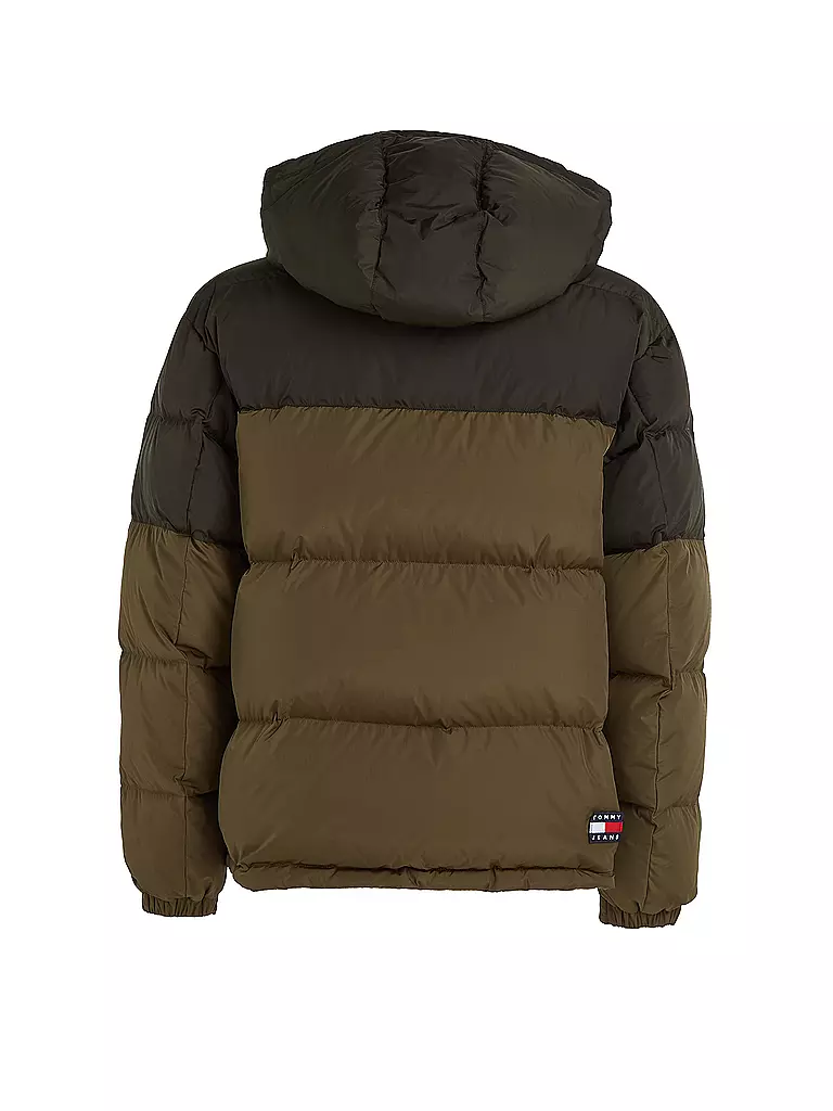 TOMMY JEANS Steppjacke olive