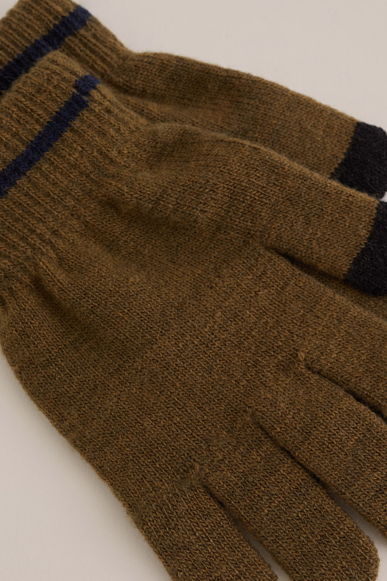 Jongens gebreide handschoenen, 2-pack WE Fashion Mosgroen