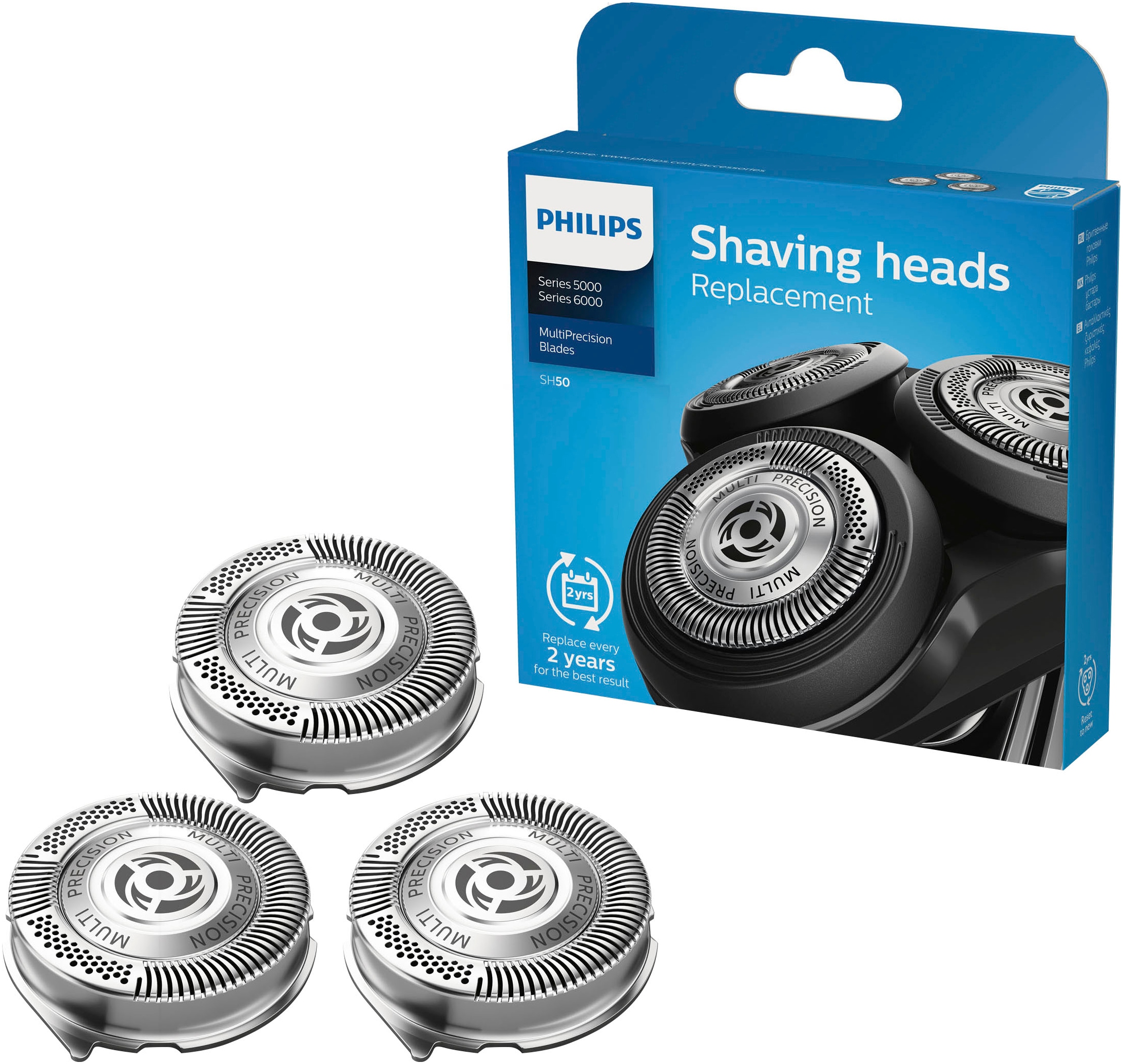 Philips Ersatzscherköpfe »SH50/50« für Rasierer Series 5000 und 6000