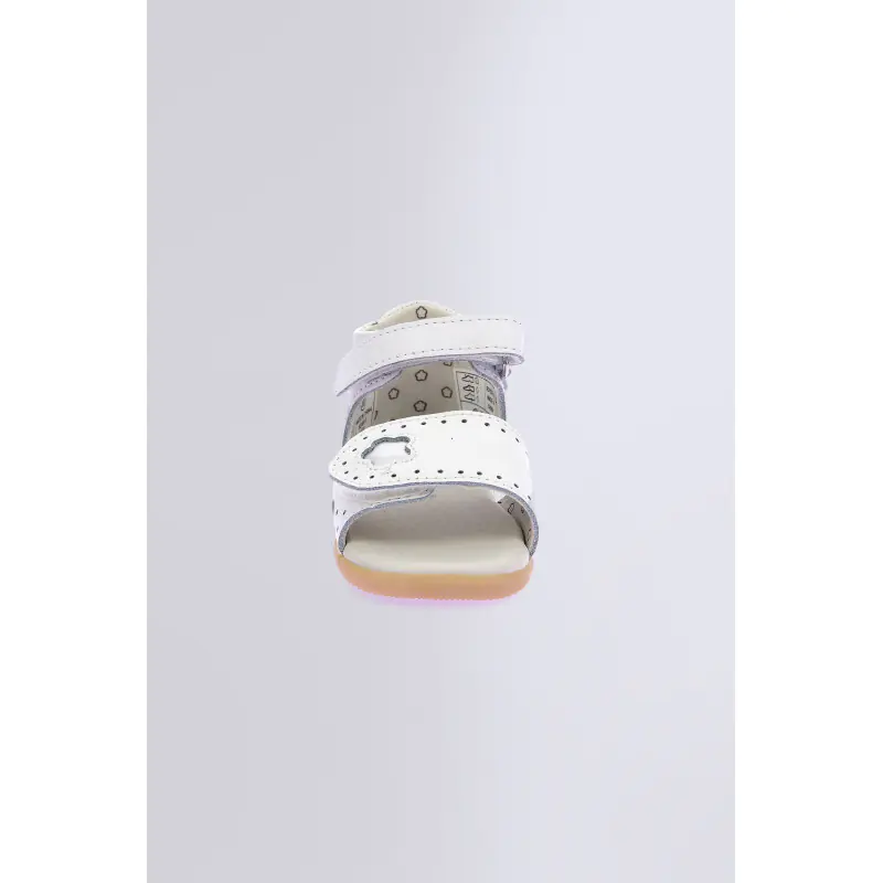 Bigkratch-c Blanc SANDALES Cuir Fille