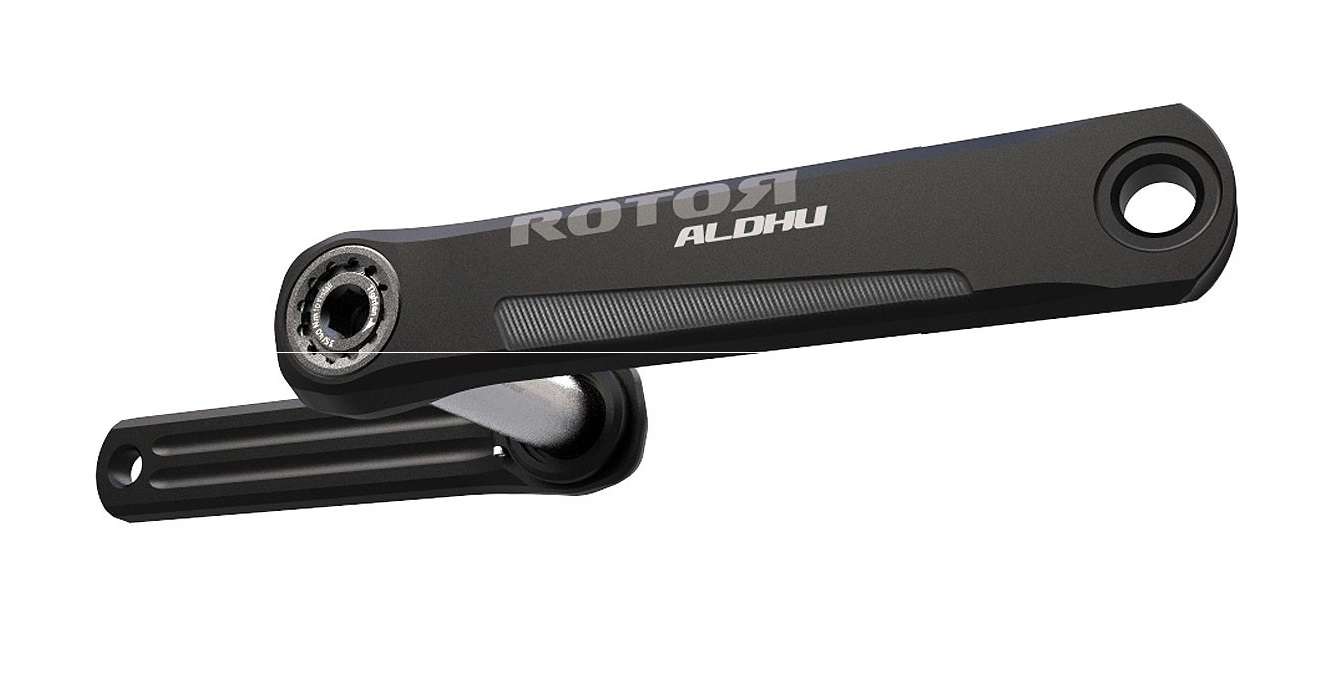 Rotor Road24 Axle 24mm Zwart