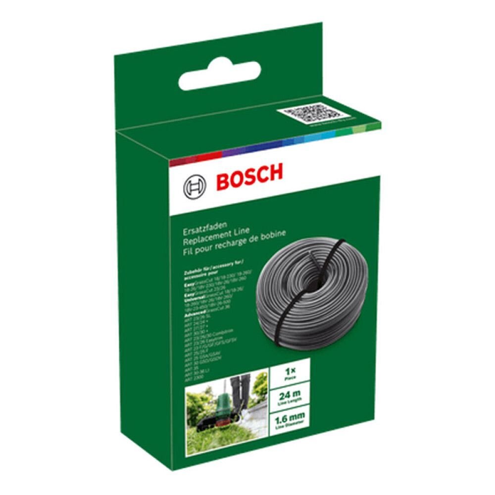 TRIMMERTRÅD BOSCH 1,6MM 24M