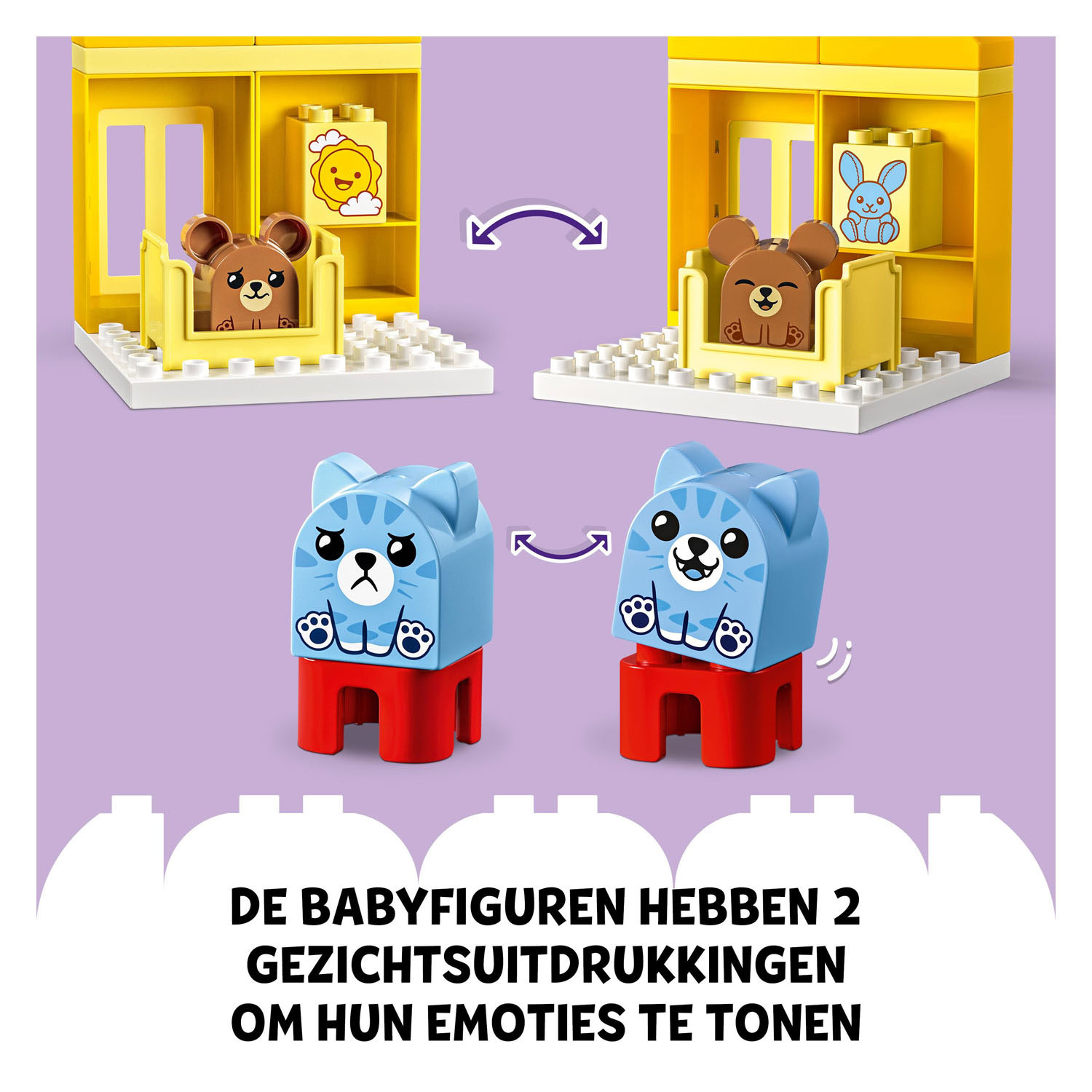 LEGO DUPLO 10414 Mijn Eerste Dagelijkse Gewoontes Eten en Slapen