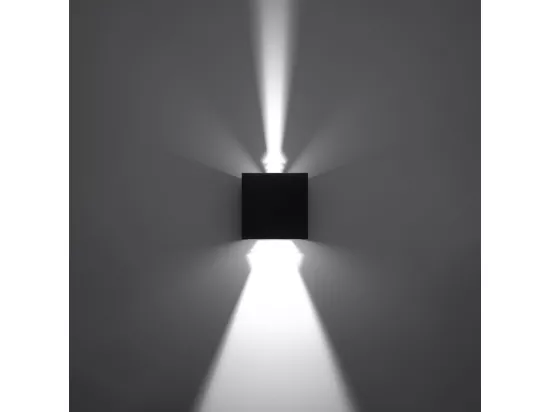 Sollux LUCA Applique murale LED 1 Light Up Down Flush Noir