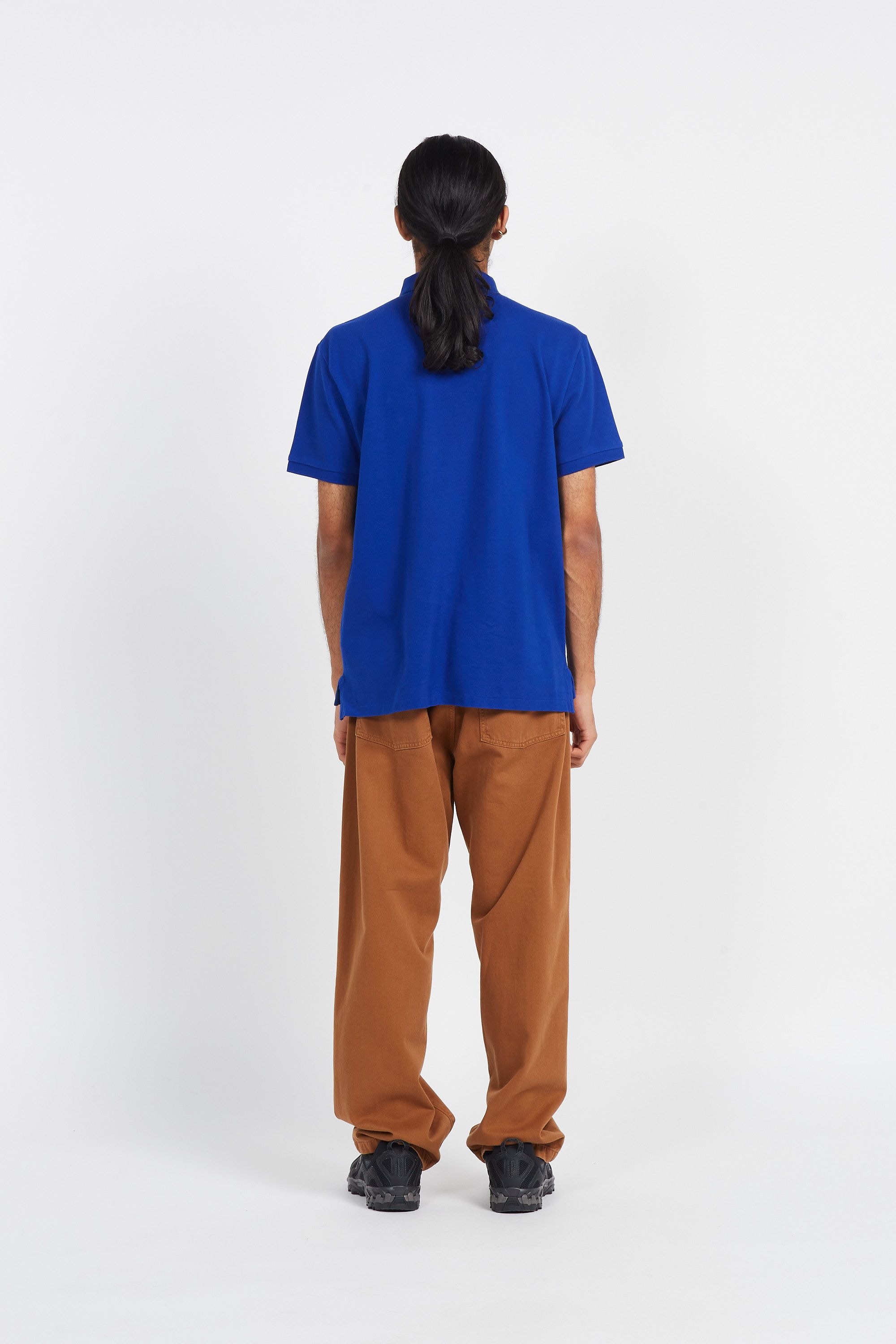 POLO RALPH LAUREN Polo manches courtes  Custom Slim Fit Mesh Polo Shirt Bleu