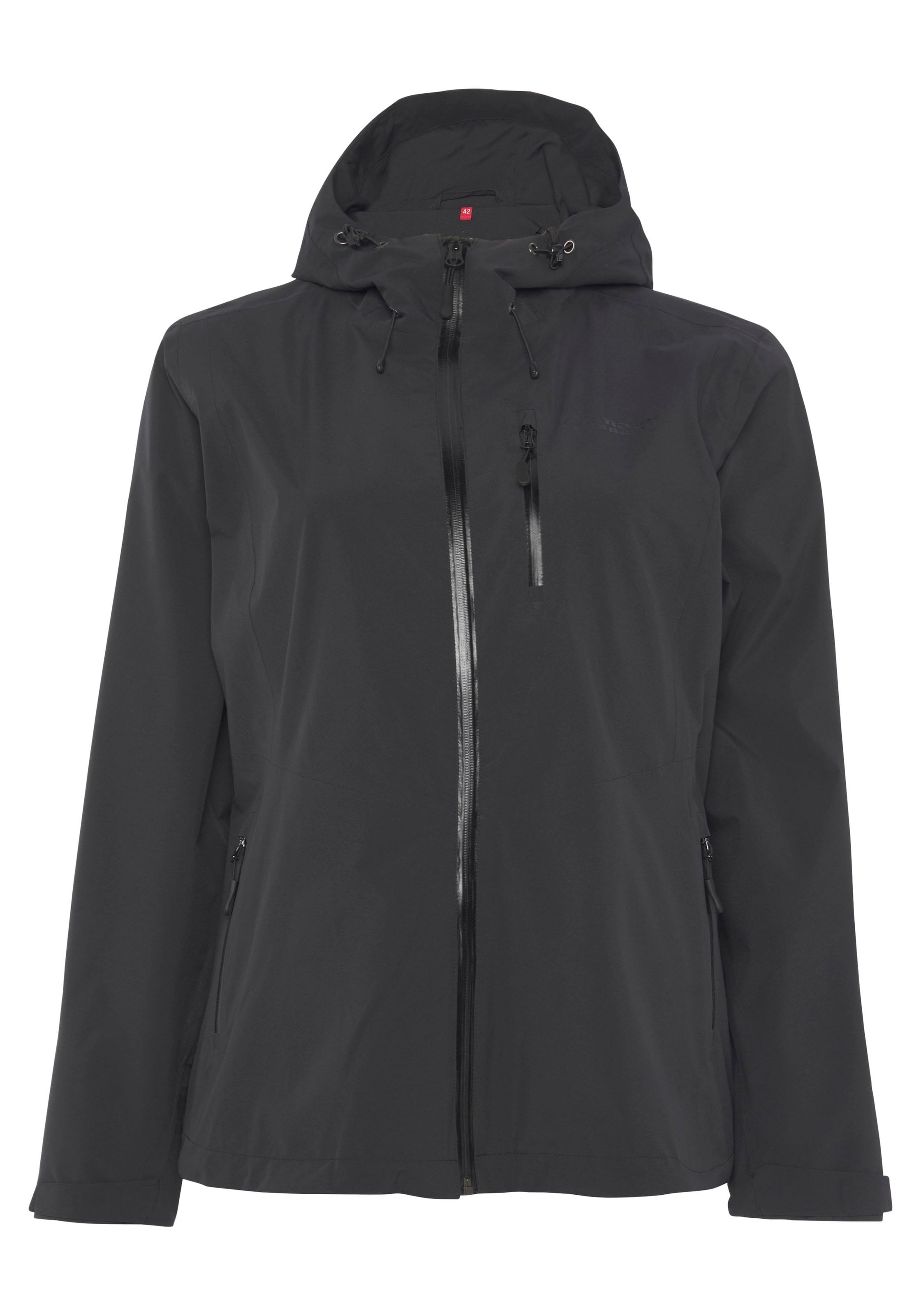 Maier Sports Funktionsjacke mit Kapuze Wasserdichte Übergangsjacke, auch in grossen Grössen erhältlich