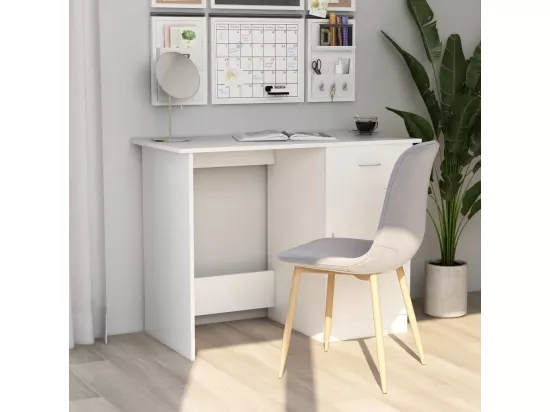 Bureau Blanc 100x50x76 cm Bois d'ingénierie