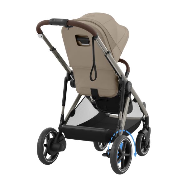 Cybex E-Gazelle S Kinderwagen 2-in-1 - Taupe - Almond Beige / Beige