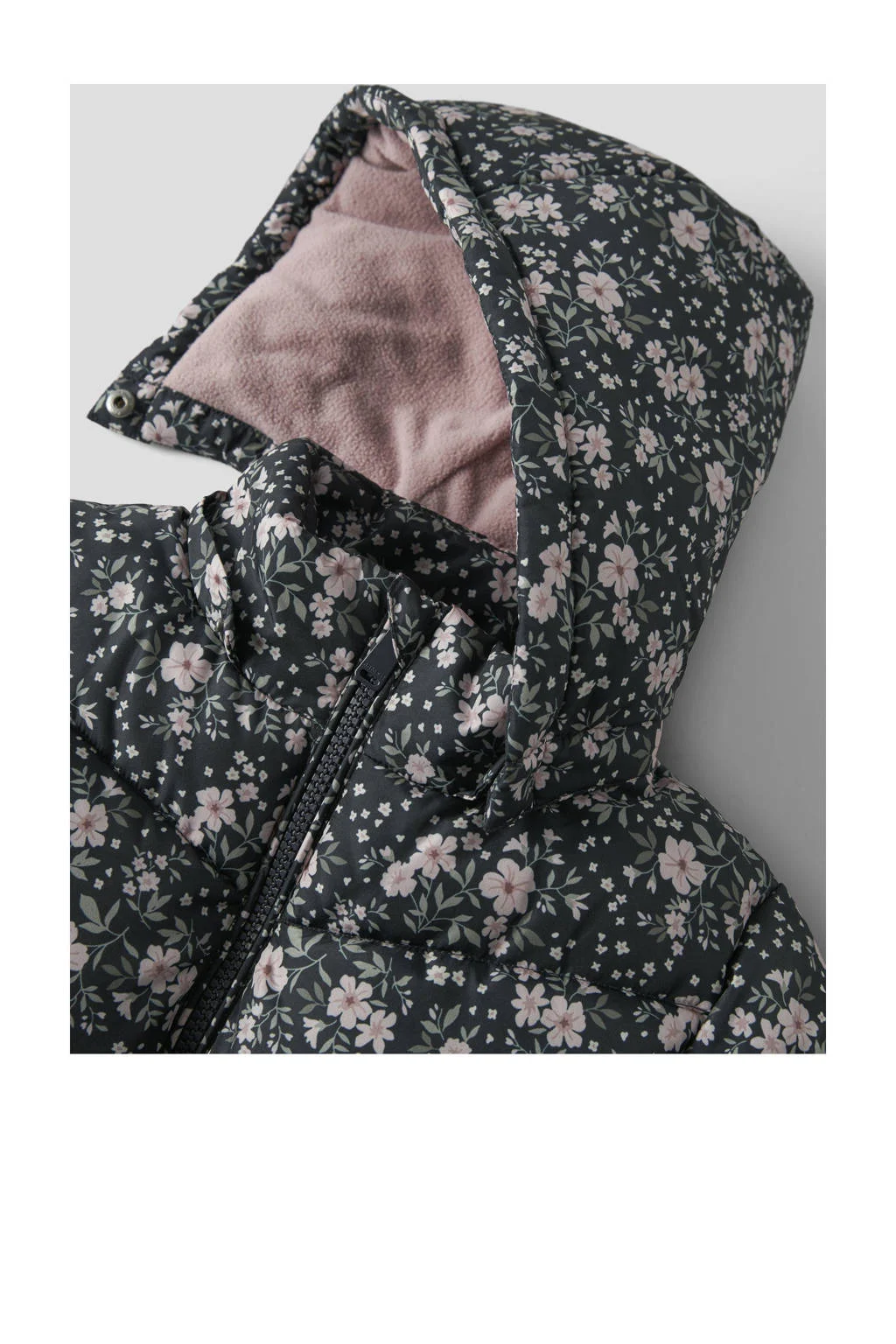 NAME IT MINI gewatteerde jas donkerblauw