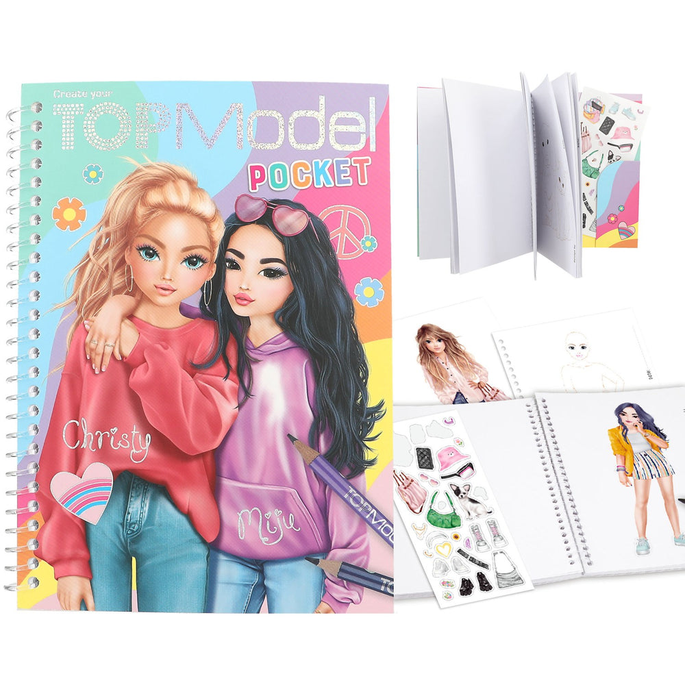 Køb TOPModel Lomme Malebog