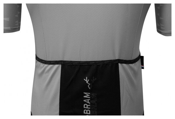 Maillot Manches Courtes LeBram Loze Gris Coupe Aero