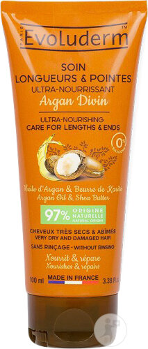 Evoluderm Soin Longueurs Et Pointes Ultra-Nourrissant Argan Divin 100ml