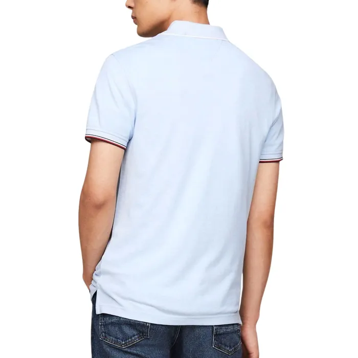 Tommy Hilfiger Mouline Oxford Tipping Slim Polo Heren