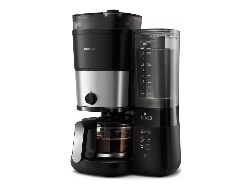 Philips All-in-1 Brew HD7900 - Kaffemaskine - 10 kopper - sort/ sølv