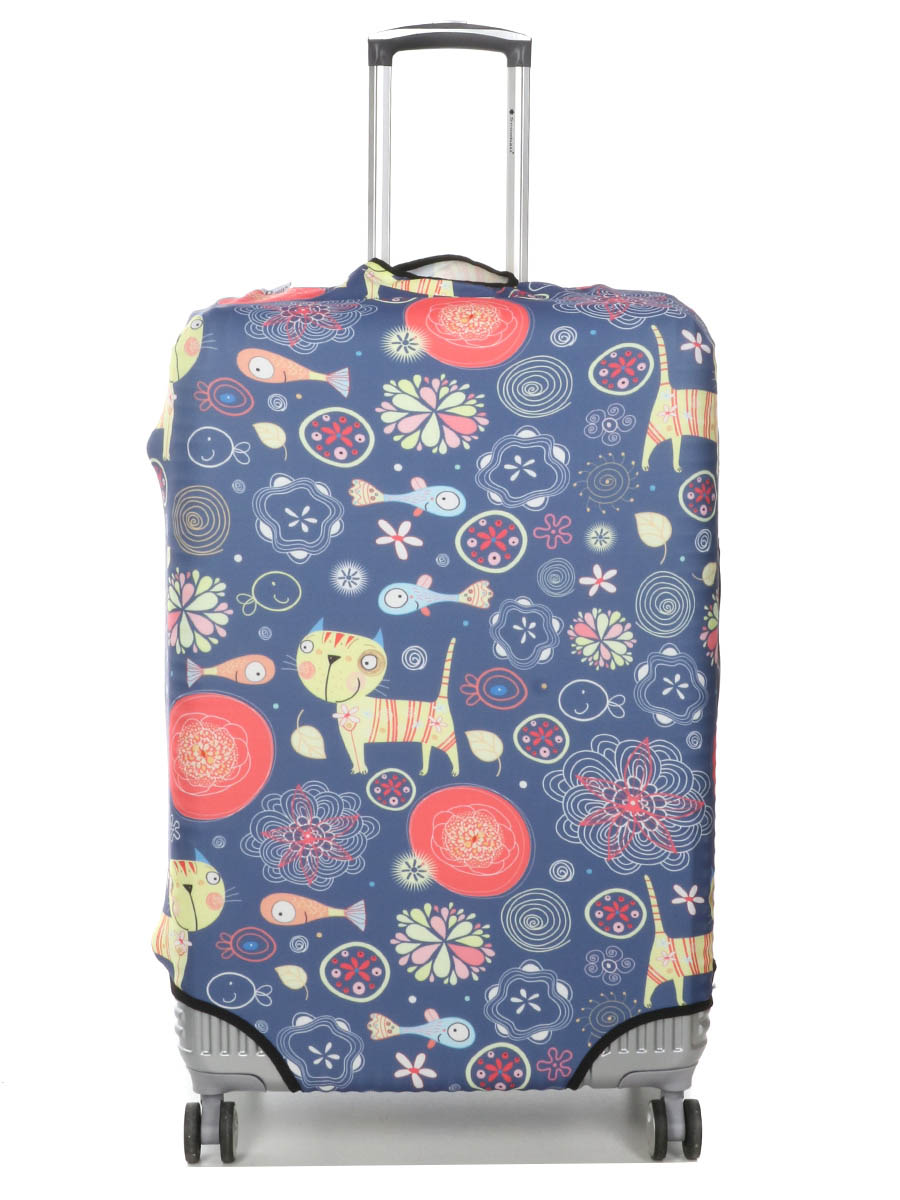 Housse de valise Periea Purple Cats L