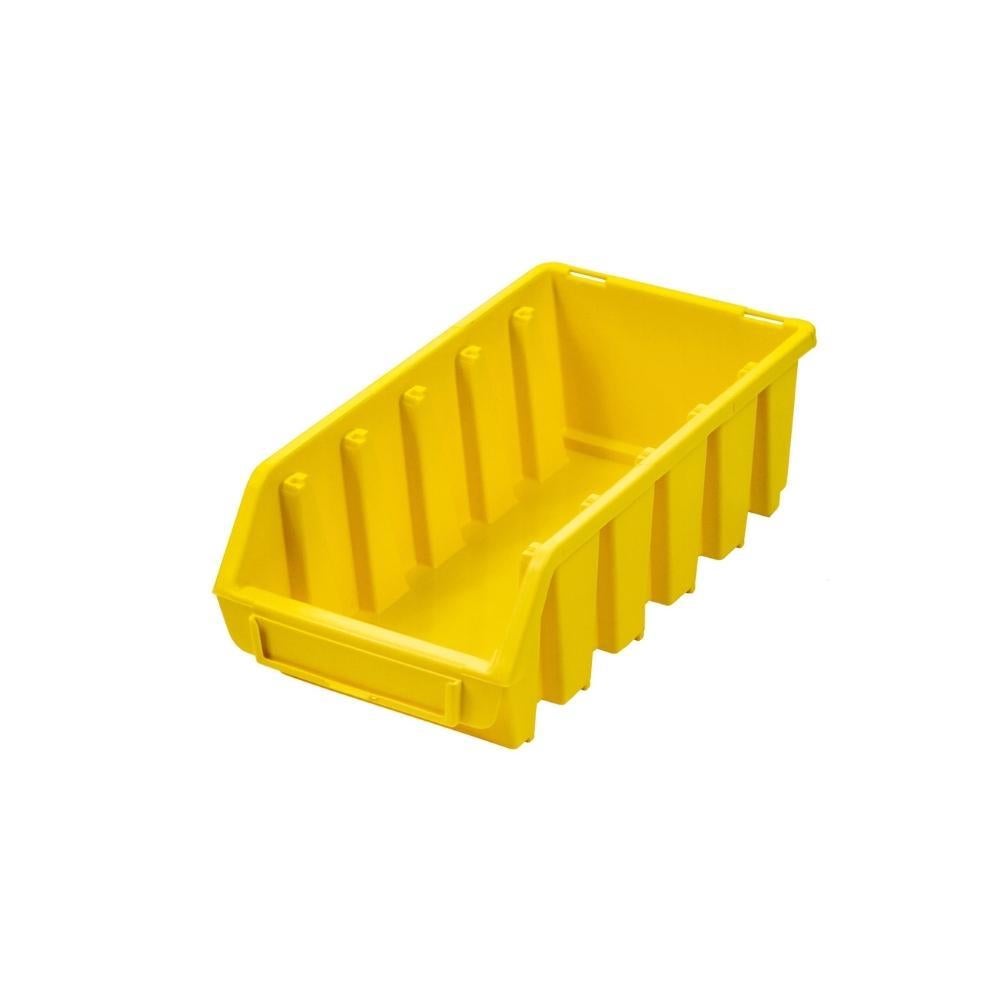 PROREGAL Super Saver Set 5x Opbergdoos 2L HxBxD 7,5 x 11,6 x 21,2 cm Polypropyleen Geel