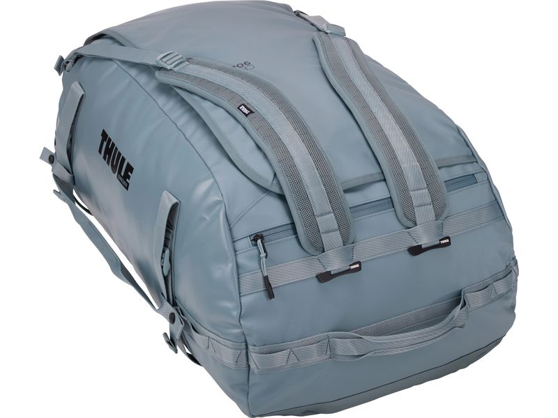 Thule Duffle Bag Chasm 90 l, Pond Gray Reisetasche und Rucksack in einem