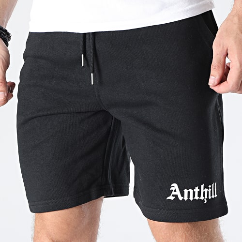 Short Jogging Gothic Noir Blanc