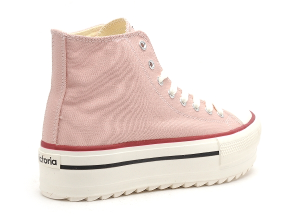 Victoria boots bottine femme tribu doble lona  1061121 rose