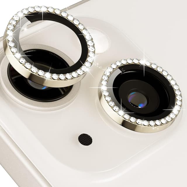 Til iPhone 15 / 15 Plus Lens Glitter