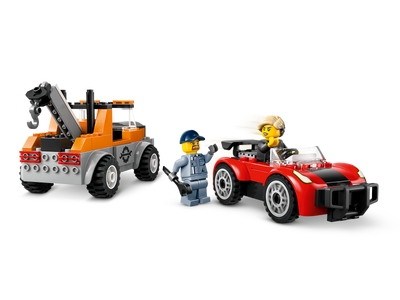 LEGO Sleepwagen en sportautoreparatie (60435)