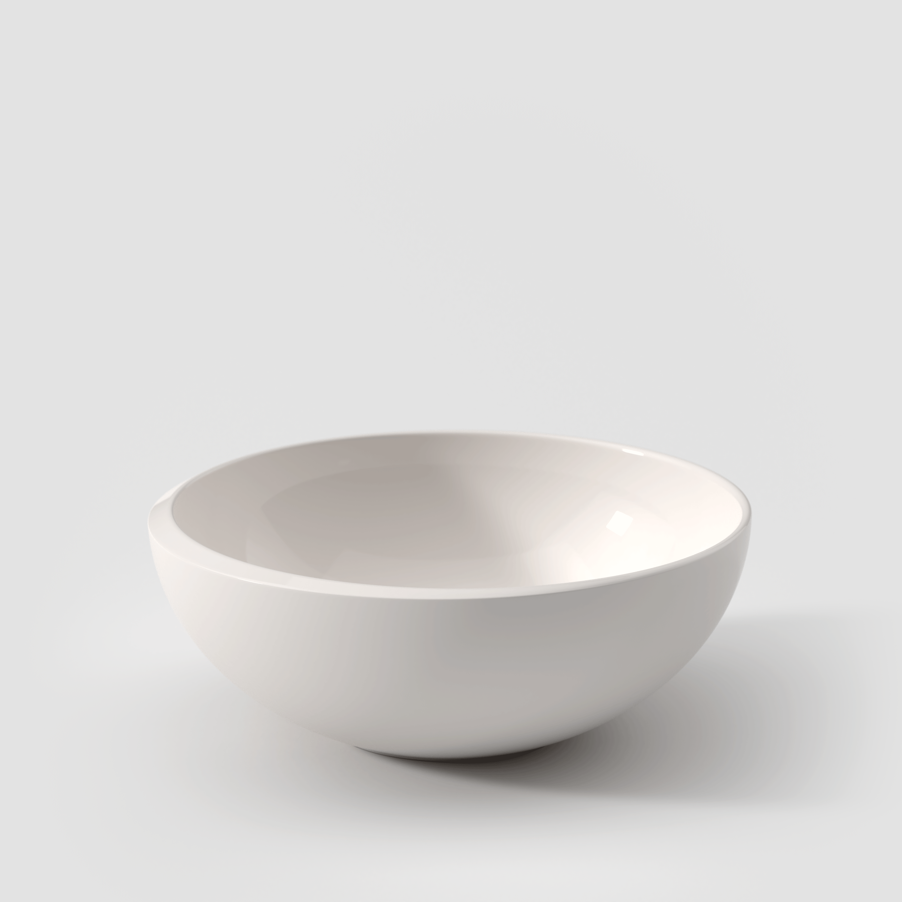 NewMoon Cereal bowl White, 17 oz, Premium Porcelain