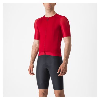Maillot Manches Courtes Castelli Aero Race 7.0 Rouge