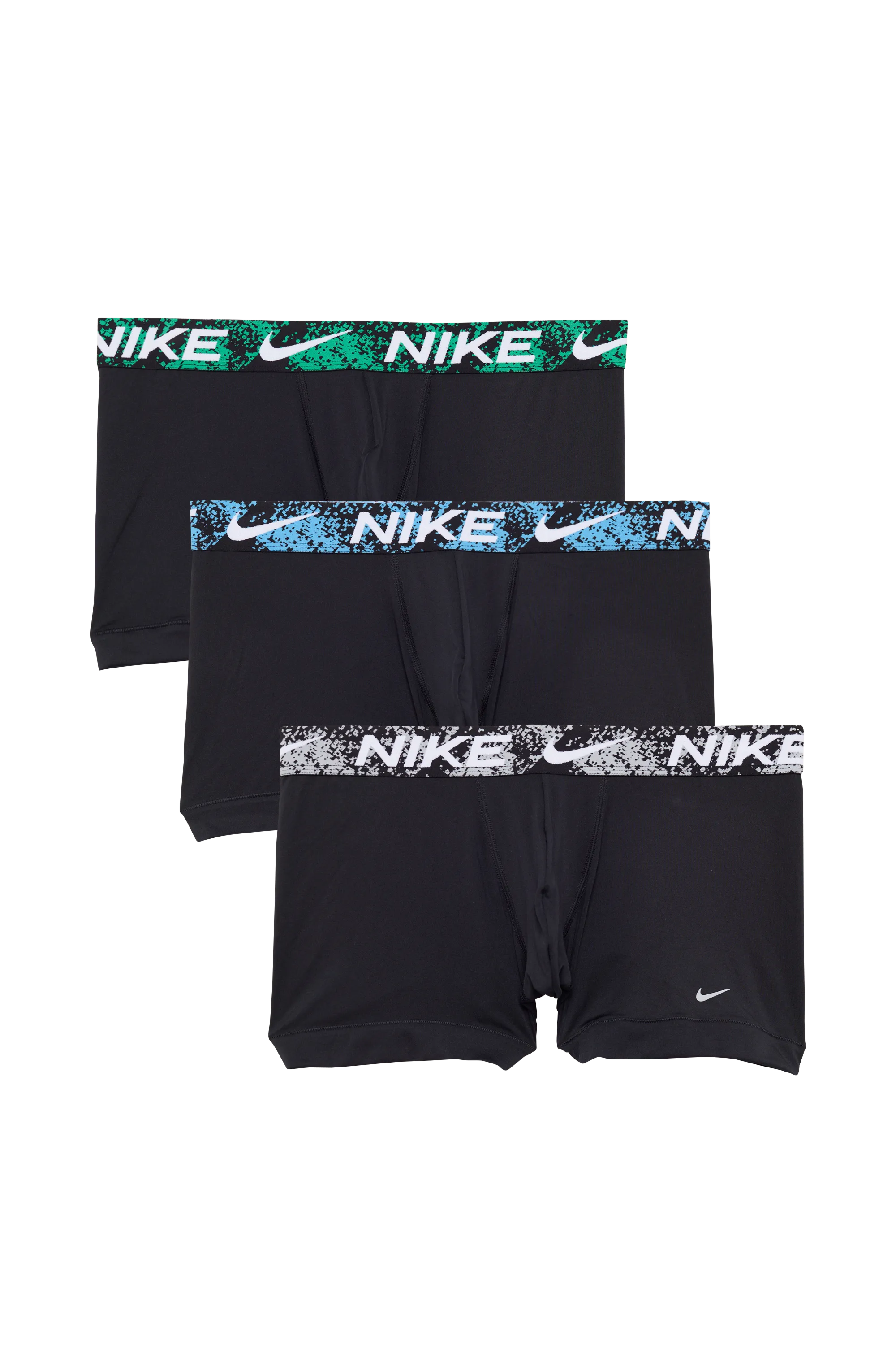 NIKE UNDERWEAR LOT DE 3 BOXERS TRUNK MICRO Noir