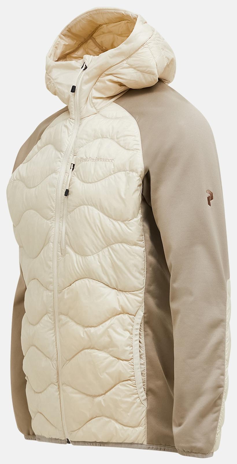Helium Down Hybrid Hood Herre Sand Fog/Sand Fog Melange