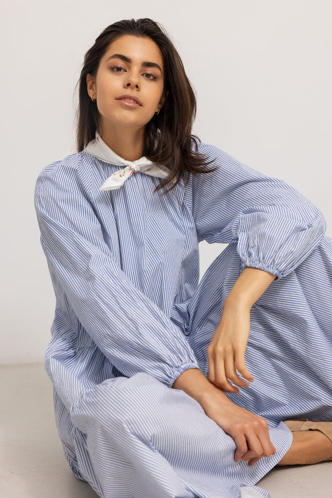 Daloma W, Kjole - Bolich Blue Strips
