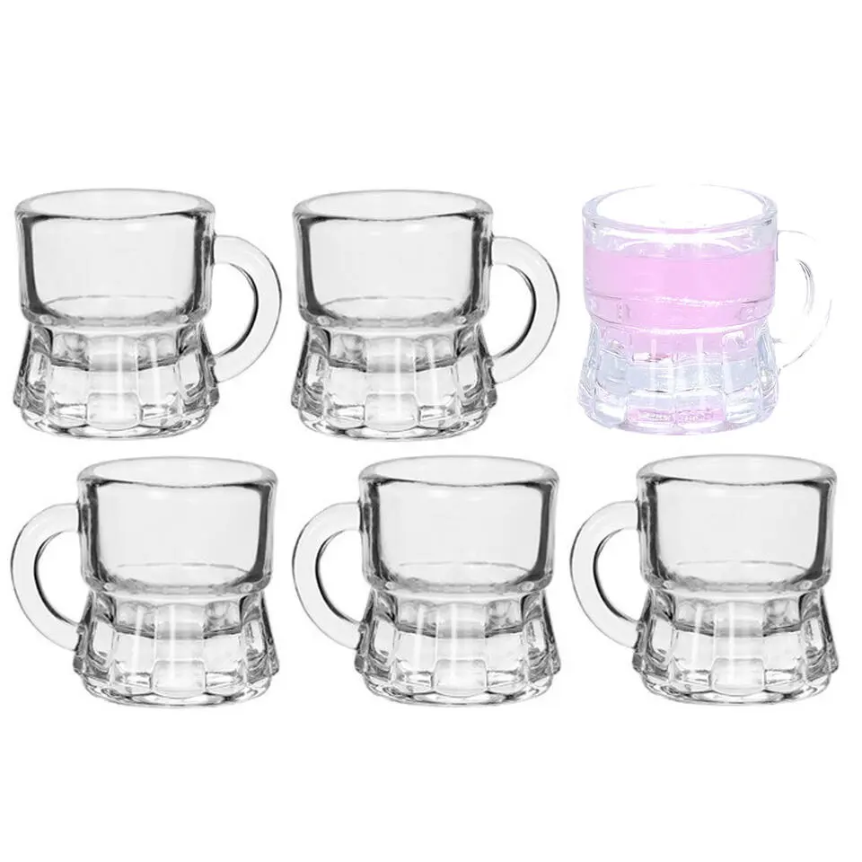 Alessandro Shotglaasjes Barcelona - 6x - met oor - glas - 28 ml