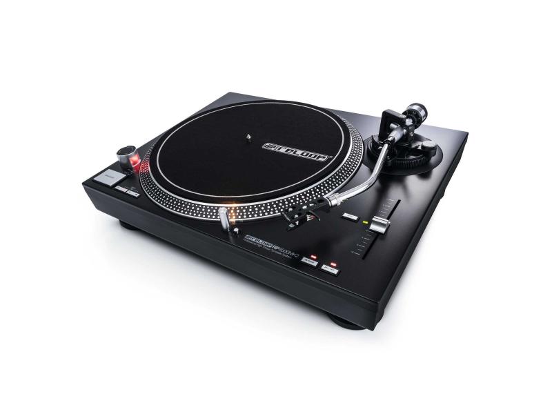 Reloop Plattenspieler RP-4000MK2 Schwarz DJ-Plattenspieler mit quarzgesteuertem High-Torque-Direktantrieb