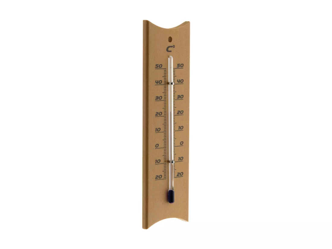 Thermomètre Marron classique à alcool - Blanc - Otio