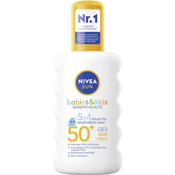 Babies & Kids sensitiv Schutz Sonnenspray LSF 50+
