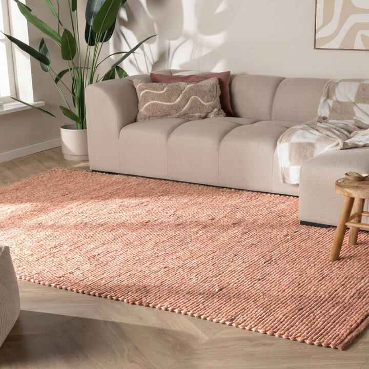 Wollen vloerkleed - Feline Terracotta