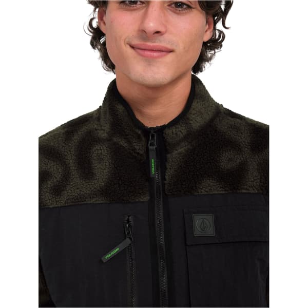 Veste polaire snowboard VOLCOM FA ZEPHYR STORM STONE ZIP PRINT