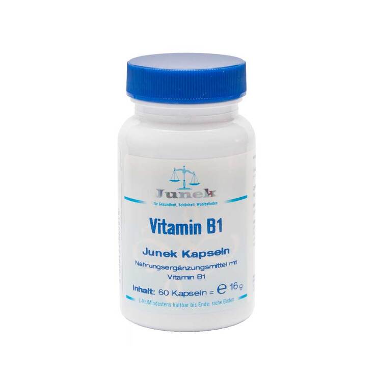 Vitamin B1 3,0 mg Junek Kapseln, 60 St
