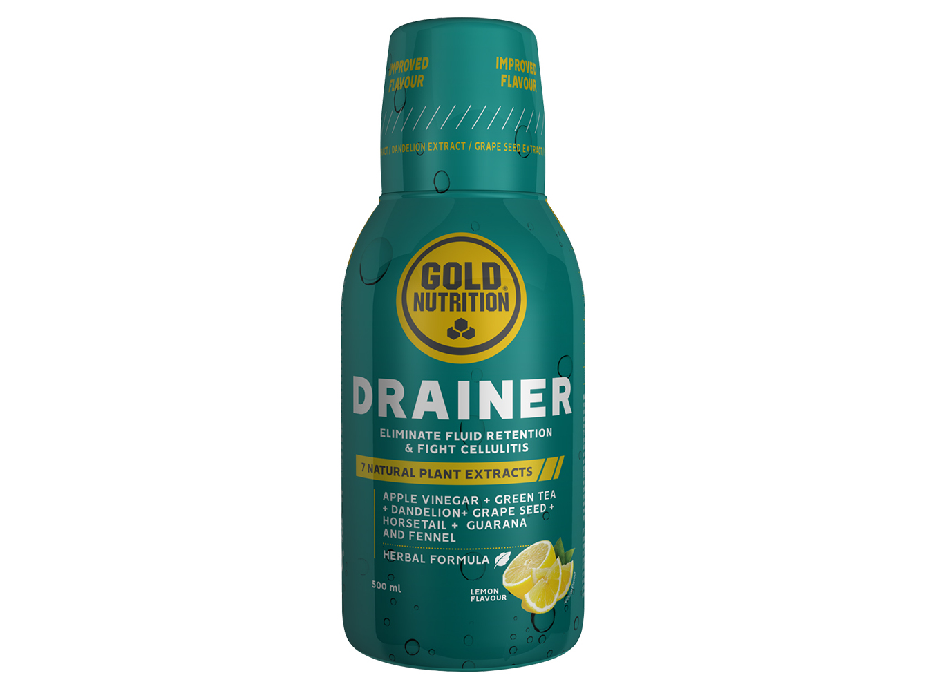 DRAINER GOLDNUTRITION LIMÃO 500 ML